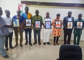 Presiding Member honours past and present DCEs with photo portraits.