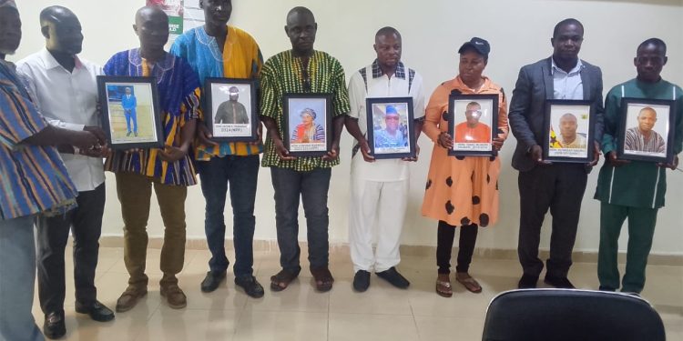 Presiding Member honours past and present DCEs with photo portraits.