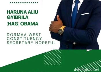 Haruna Aliu Gyibrila (Obama) ,Declares Bid for Dormaa West Constituency Secretary Position.