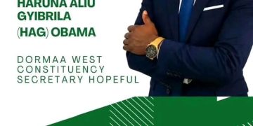Haruna Aliu Gyibrila (Obama) ,Declares Bid for Dormaa West Constituency Secretary Position.