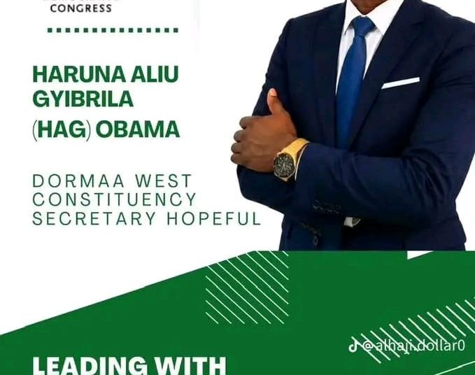 Haruna Aliu Gyibrila (Obama) ,Declares Bid for Dormaa West Constituency Secretary Position.