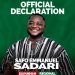 Safo Emmanuel Sadari Officially Declares Bid for Savannah NDC Regional Secretary… Pledges To Provide Competent Leadership
