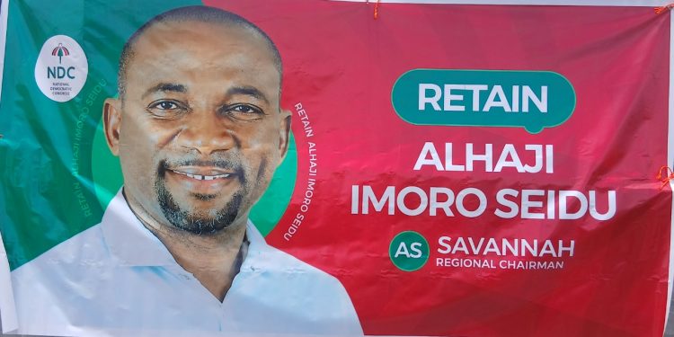 NDC Savannah Regional Chairman declares bid for re-election.