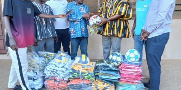 DVLA Deputy CEO Donates Sports Items to Bole District Education Directorate