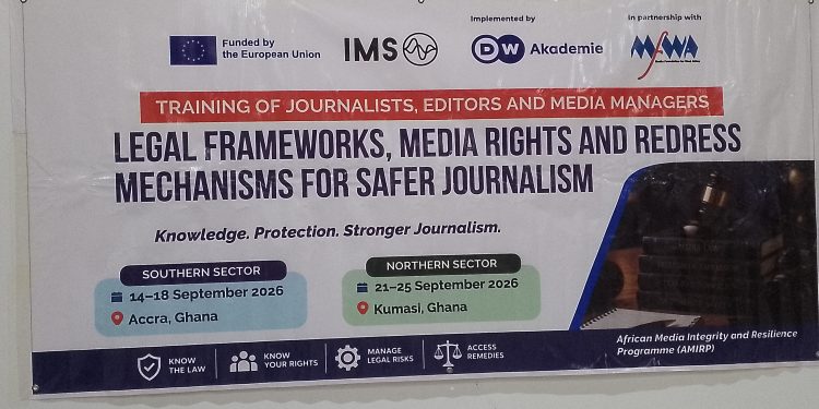 Media practitioners in Ghana facing legal challenges to be assisted by MFWA.
